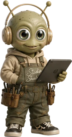 Wren, a Studio Shade Co. character
