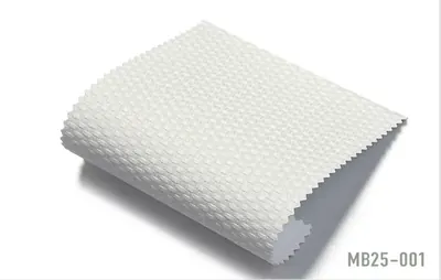 True Blackout fabric swatch, MB25-001 · Cream